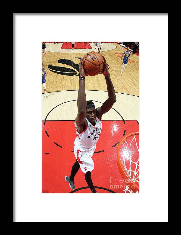Playoffs Framed Print featuring the photograph Pascal Siakam by Nathaniel S. Butler