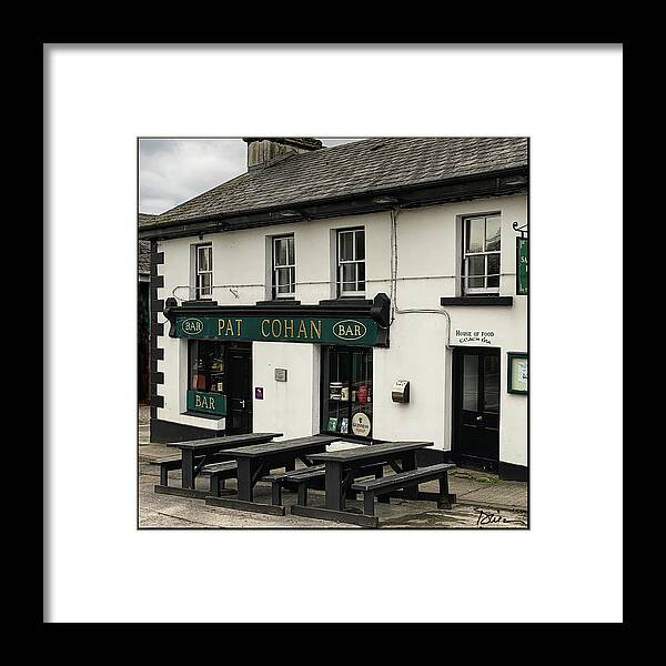 Pub Framed Print featuring the photograph Pat Cohan's Pub in Tuam, Ireland by Peggy Dietz