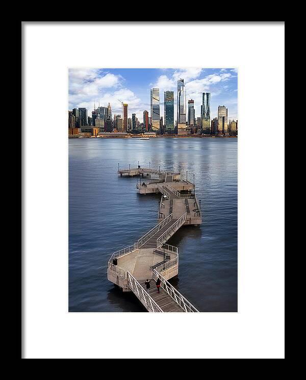 Nyc Framed Print featuring the photograph Path To NYC by Susan Candelario