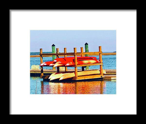 Landscape Framed Print featuring the photograph Patiently Waiting by Michael Stothard