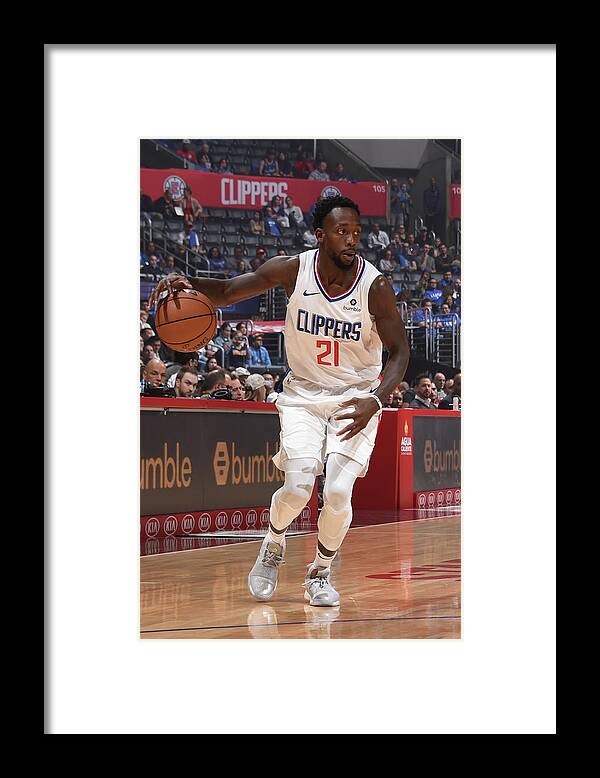 Patrick Beverley Framed Print featuring the photograph Patrick Beverley by Adam Pantozzi
