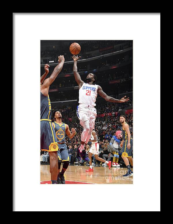 Nba Pro Basketball Framed Print featuring the photograph Patrick Beverley by Andrew D. Bernstein