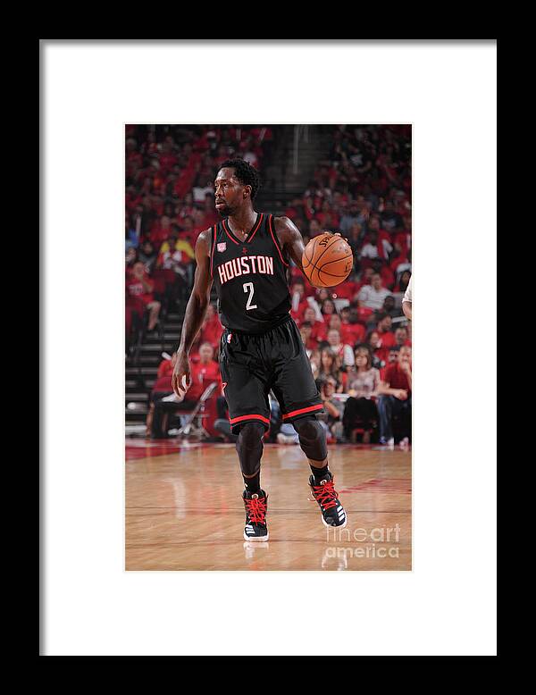 Playoffs Framed Print featuring the photograph Patrick Beverley by Bill Baptist