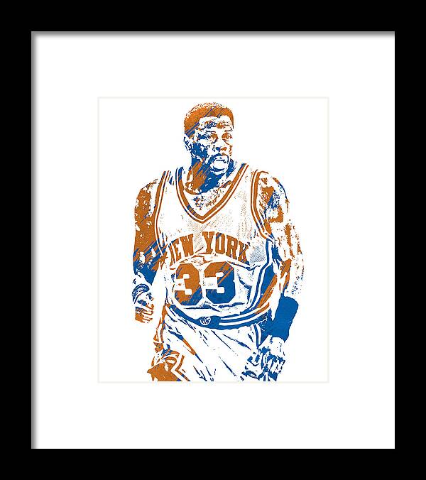 New York Knicks Patrick Ewing Sports Illustrated Cover Framed Print by  Sports Illustrated - Sports Illustrated Covers