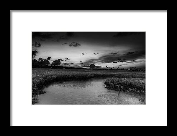 Pawley's Island Framed Print featuring the photograph Pawley's Island At Dusk by Mountain Dreams
