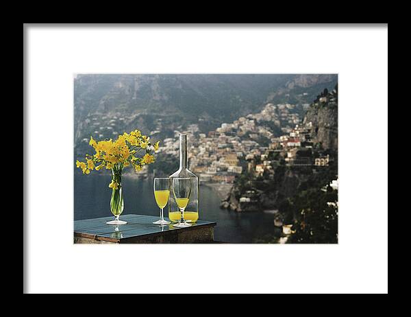 Italy Framed Print featuring the photograph Limoncello by Claude Taylor
