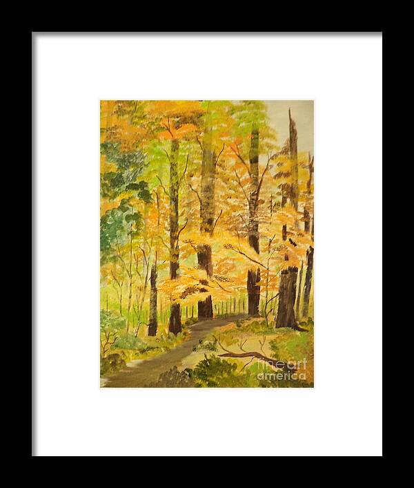 Donnsart1 Framed Print featuring the painting Peaceful Moment Painting # 309 by Donald Northup