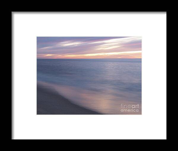 Summer Framed Print featuring the photograph Peaceful sunrise by Izet Kapetanovic