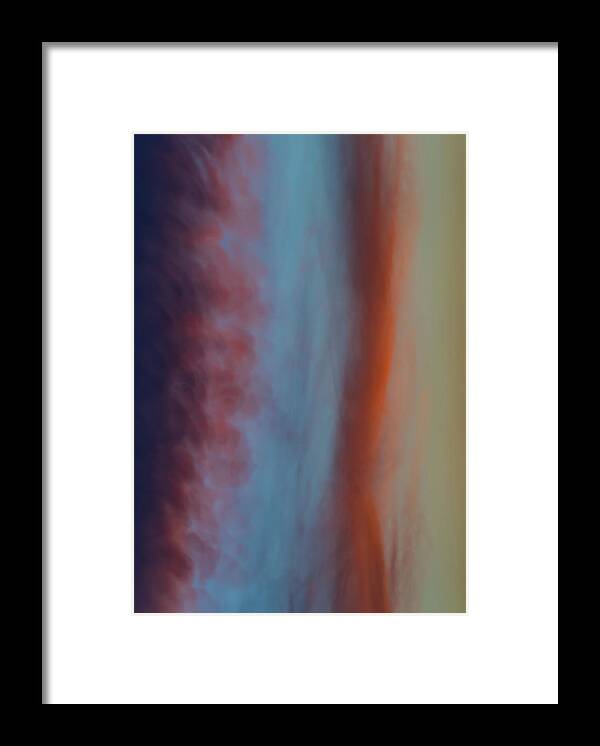 2021 Framed Print featuring the photograph Peach Country Abstract by Charles Hite