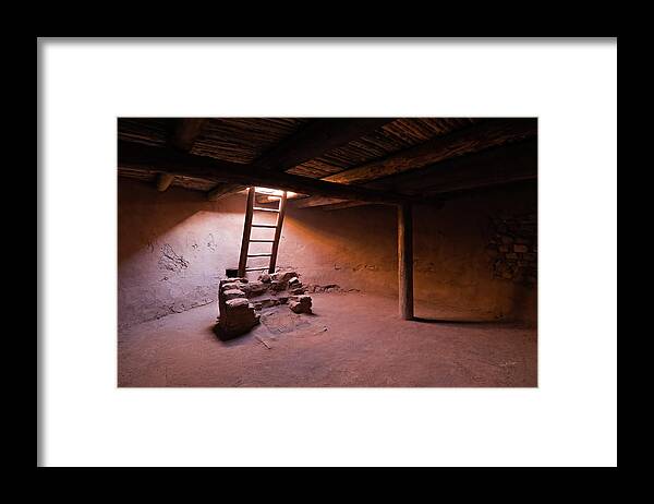 New Mexico Framed Print featuring the photograph Pecos Kiva by Dan McGeorge