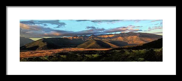 Mountains Framed Print featuring the photograph Peloponnese landscape by Aleksander Rotner