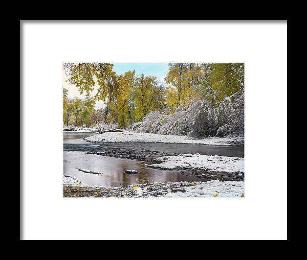 Nature Framed Print featuring the photograph Perfect Autumn Day by Leland D Howard