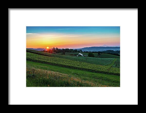 2019 Framed Print featuring the photograph Perfect Day for a Wedding by Erin K Images