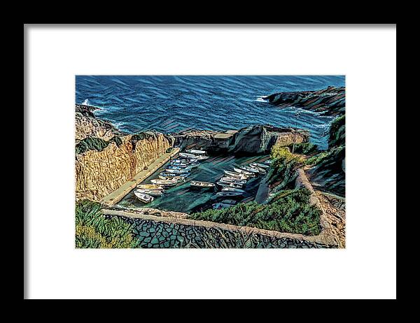 Artistic Rendering Framed Print featuring the photograph Perfect Hideout by Elvira Peretsman