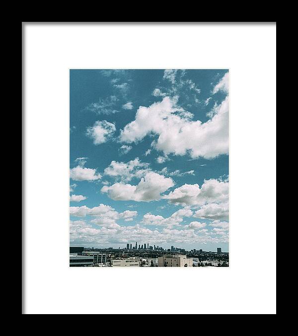 Perfect Hollywood View Framed Print featuring the photograph Perfect Hollywood View by Jera Sky