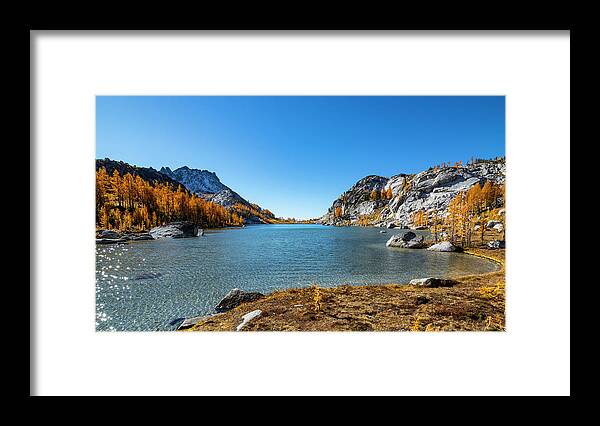 Core Framed Print featuring the photograph Perfection Lake 3 by Pelo Blanco Photo