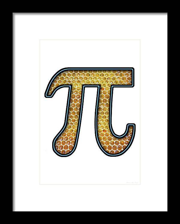 Honey Pi Framed Print featuring the photograph Pi - Food - Honey Pie by Mike Savad