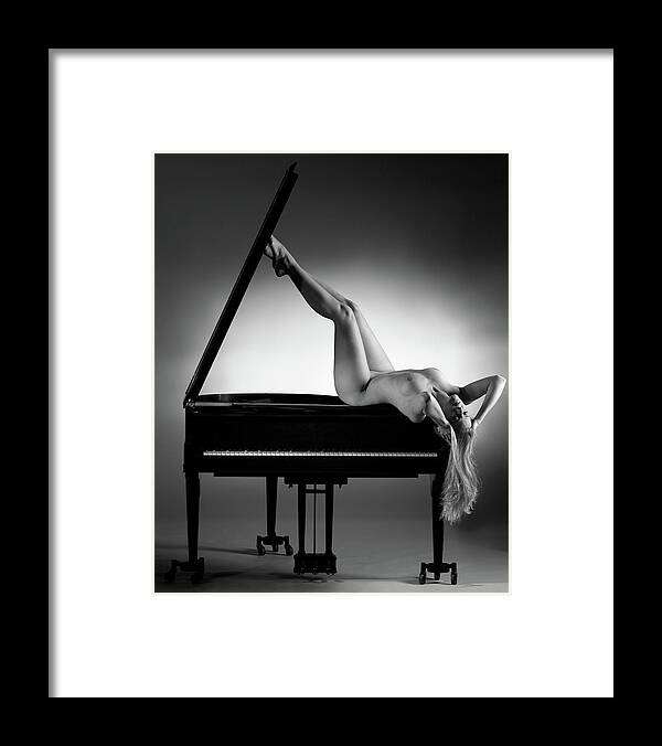 Piano Framed Print featuring the photograph Piano Prop 4 by Dario Impini