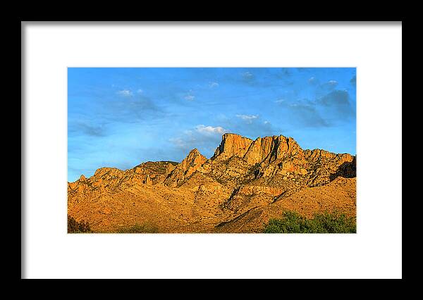 Afternoon Framed Print featuring the photograph Picos Dorados 25001 by Mark Myhaver