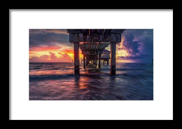 Caledesi Island Framed Print featuring the photograph Pier 60, Clearwater Beach by Serge Ramelli
