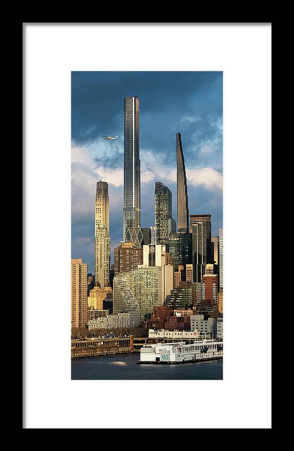 Hudson River Framed Print featuring the photograph Pier 90 by Kevin Suttlehan