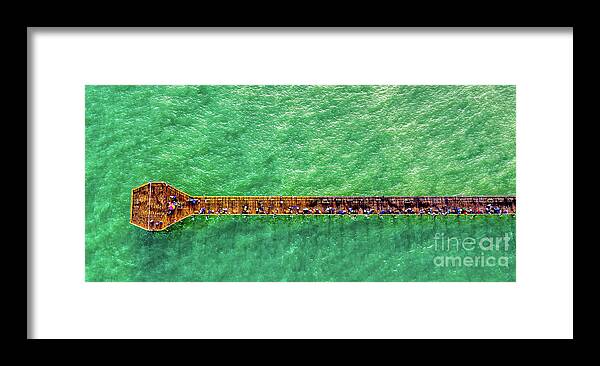 Surf City Framed Print featuring the photograph Pier Life by DJA Images