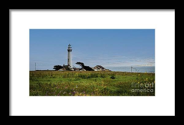 Lighthouse Framed Print featuring the photograph Pigeon Point Lighthouse by David Levin