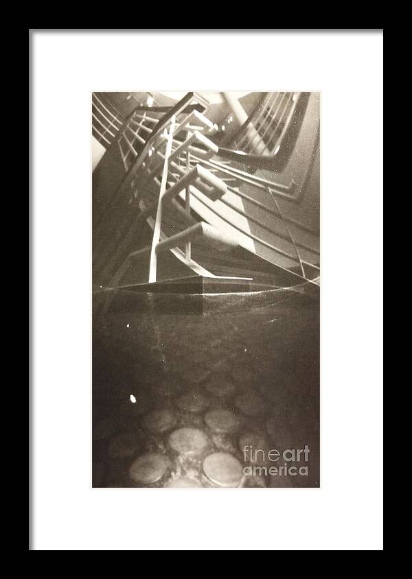 Pinhole Photography Framed Print featuring the photograph Pinhole Stairs by Expressions By Stephanie