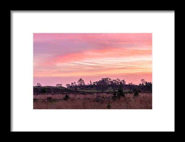 Dawn Framed Print featuring the photograph Pink Dawn by William Mevissen