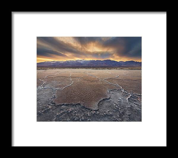 Badwater Basin Framed Print featuring the photograph Playa Ablation by Slow Fuse Photography