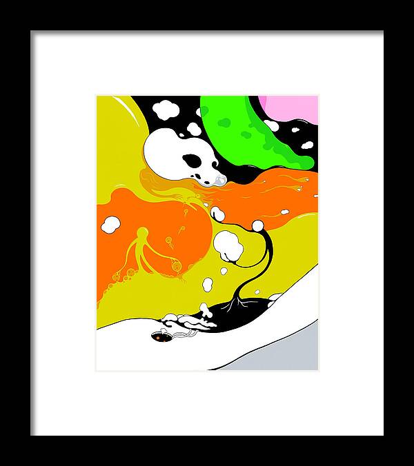 Vines Framed Print featuring the digital art Plucked by Craig Tilley