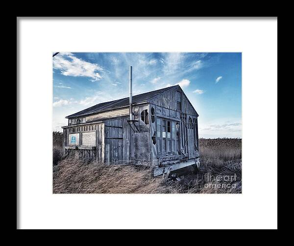 Seascape Framed Print featuring the photograph Plum Island Sea Shack by Mary Capriole