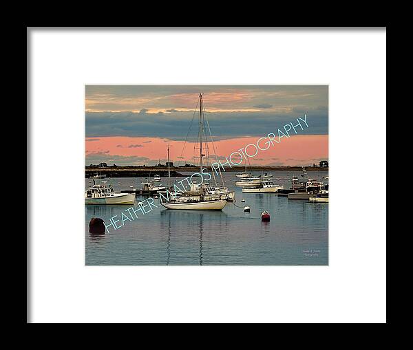 Plymouth Framed Print featuring the photograph Plymouth Harbor - Summertime by Heather M Photography