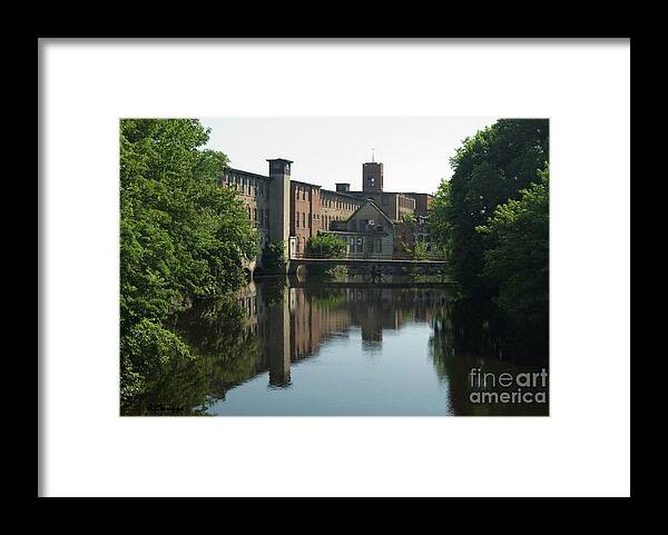Old Mill Framed Print featuring the photograph Pontiac Mills by Robert Suggs