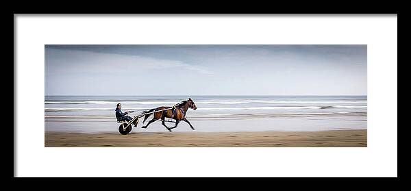 Pony Framed Print featuring the photograph Pony and Trap by Nigel R Bell