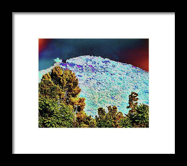 Mountain Framed Print featuring the photograph Popcorn Mountain by Andrew Lawrence
