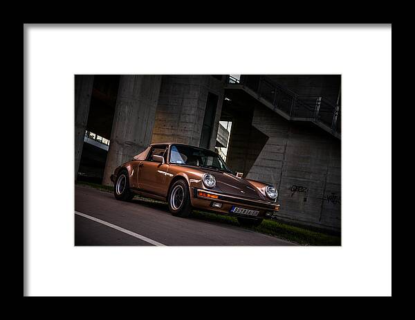 Car Framed Print featuring the photograph Porsche 911 Carrera 2 cabrio by Vladimir Mladenovic