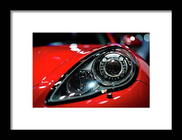 Auto Framed Print featuring the photograph Porsche Panamera GTS by Sebastian Musial