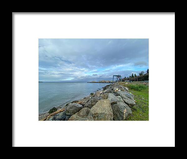 Port Framed Print featuring the photograph Port of Everett by Anamar Pictures