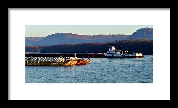 Winona Framed Print featuring the photograph Port Of Winona by Susie Loechler