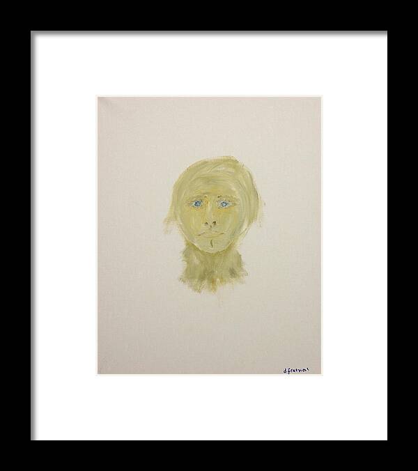  Framed Print featuring the painting Portrait of a Wondering Soul by David McCready