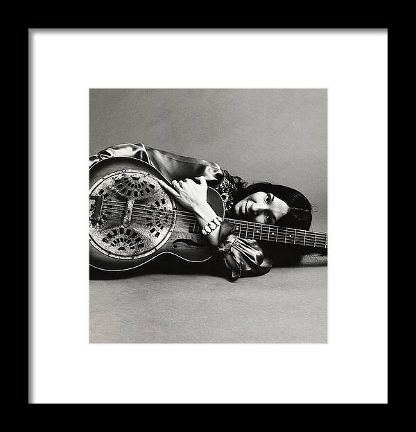 Portrait Framed Print featuring the photograph Portrait Of Buffy Sainte-Marie by Jack Robinson