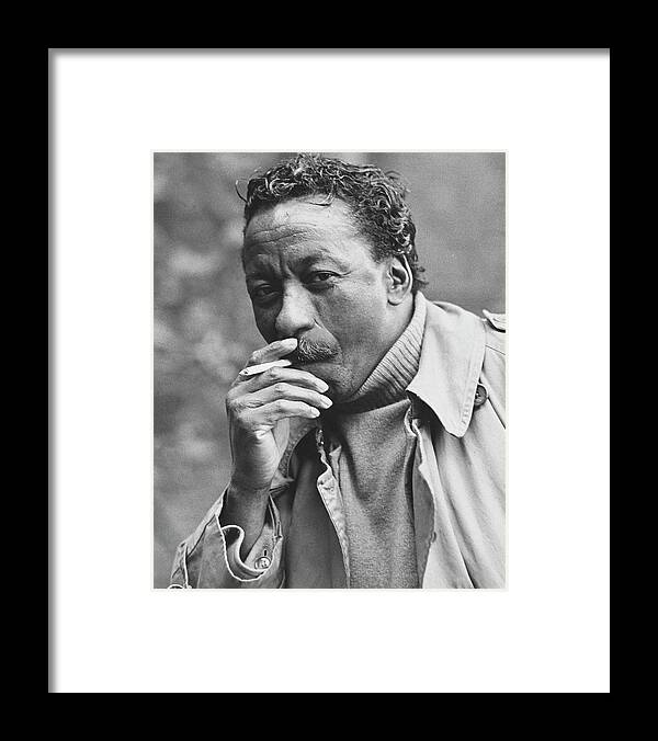 Literary Framed Print featuring the photograph Portrait of Gordon Parks by Adelaide de Menil