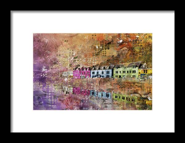 Portree Framed Print featuring the digital art Portree Calling by Bonny Puckett