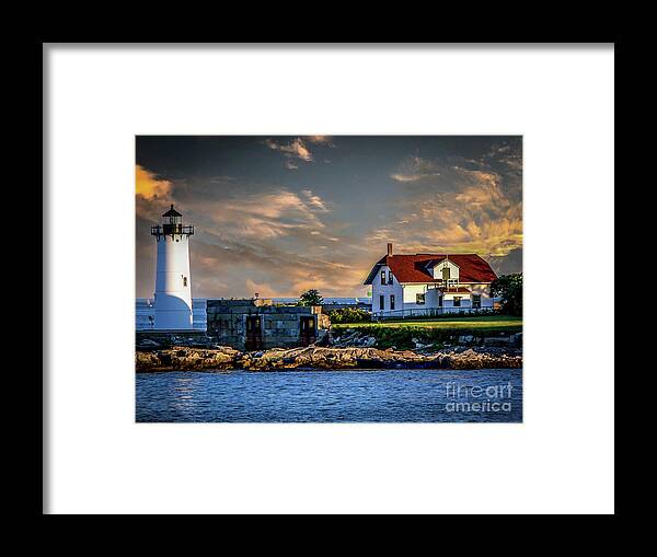 Light Framed Print featuring the photograph Portsmouth Harbor Light by Kevin Fortier