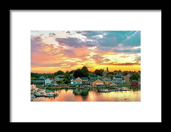  Framed Print featuring the photograph Portsmouth by John Gisis