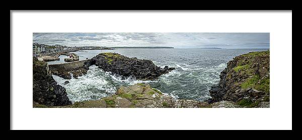 Portstewart Framed Print featuring the photograph Portstewart Harbour 1 by Nigel R Bell