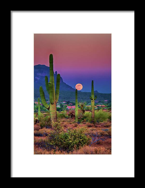 Arizona Framed Print featuring the photograph Postcard Perfect Arizona by Saija Lehtonen