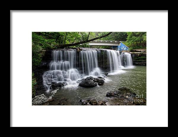 Waterfall Framed Print featuring the photograph Potter's Falls 1 by Phil Perkins