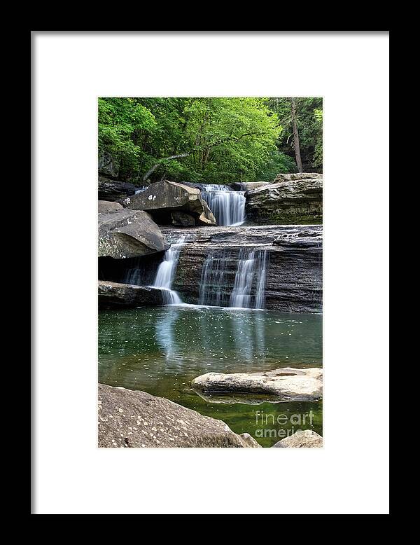  Framed Print featuring the photograph Potter's Falls 12 by Phil Perkins
